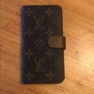 Louis Vuitton magnetic iPhonex phone case  wallet
